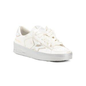 GOLDEN GOOSE White Made In Italy Leather Sneakers
